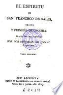 El Espíritu de San Francisco de Sales, obispo y príncipe de Ginebra, 2