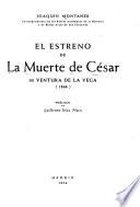 El estreno de La muerte de César, de Ventura de la Vega (1866)