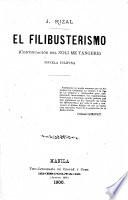 El filibusterismo, continuación del Noli me tángere