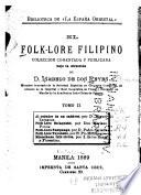 El folk-lore filipino