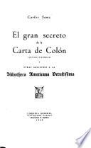 El gran secreto de la Carta de Colón