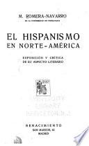 El hispanismo en Norte-América