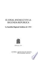 El ideal andaluz en la Segunda República