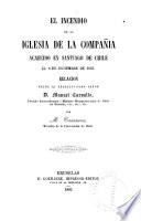 El incendio de la Iglesia de la Compañia