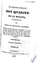 El ingenioso hidalgo Don Quijote de la Mancha