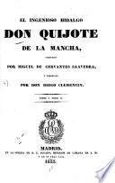 El ingenioso hidalgo Don Quixote de la Mancha