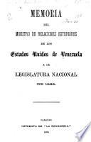 El libro amarillo de los Estados Unidos de Venezuela