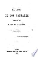 El Libro de los Cantares ... Cuarta edicion
