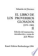 El libro de los proverbios glosados (1570-1580)