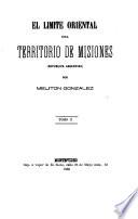 El límite oriental del territorio de Misiones, República Argentina