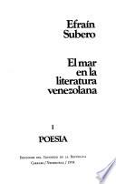 El Mar en la literatura venezolana: Poesía