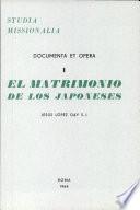 El matrimonio de los japoneses