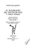 El naufragio del Deutschland y otros poemas