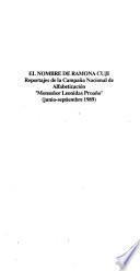 El nombre de Ramona Cuji