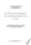 El nuevo código de procedimiento civil