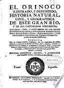 El Orinoco ilustrado y defendido