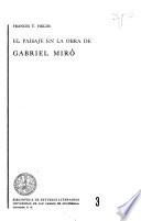 El paisaje en la obra de Gabriel Miró