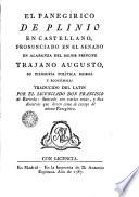 El Panegírico de Plinio en castellano