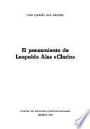 El pensamiento de Leopoldo Alas Clarín