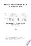 El Pensamiento político venezolano del siglo XX.