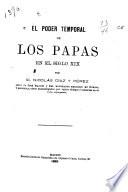 El poder temporal de los papas en el siglo xix