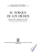 El porqué de los dichos