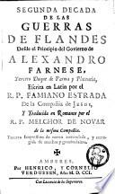 El principio del govierno de Alexandro Farnese