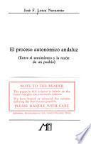 El proceso autonómico andaluz