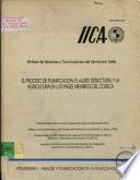 El Proceso de Planificacion, El Ajuste Estructural y la Agricultura en los Paises Miembros del Coreca