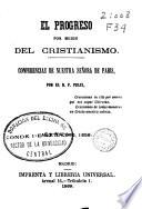 El progreso por medio del cristianismo: Año tercero, 1858