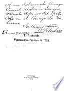 El protocolo venezolano-francés de 1913