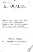 El Quadro. [A satire on Napoleon.]