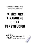 El régimen financiero de la Constitución