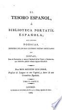 El tesoro español ó biblioteca portatíl española