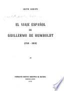 El viaje español, 1799-1800