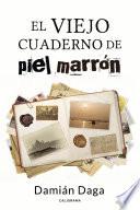 El viejo cuaderno de piel marrón