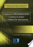 Elaboración de programaciones y unidades de trabajo en la formación profesional