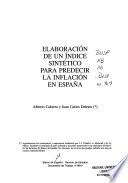 Elaboración de un índice sintético para predecir la inflación en España