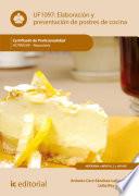 Elaboración y presentación de postres de cocina. HOTR0509