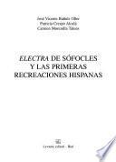 Electra de Sófocles y las primeras recreaciones hispanas