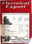 Electrical export. La Exportación eléctrica. A Exportãcao electrica