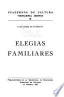 Elegías familiares