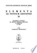 Elementa ad fontium editiones