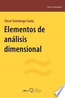 Elementos de análisis dimensional