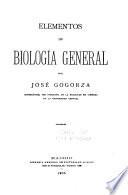 Elementos de biología general