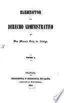 Elementos de derecho administrativo