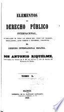 Elementos de derecho público internacional