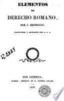 Elementos de derecho romano
