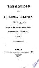 Elementos de economia politica