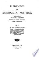 Elementos de economía política